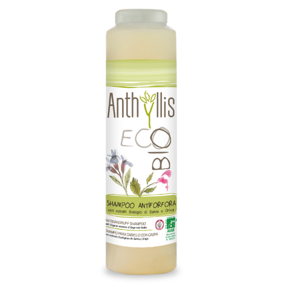 Shampoo Antiforfora Salvia&Ortica Greenatural, 250 ml
